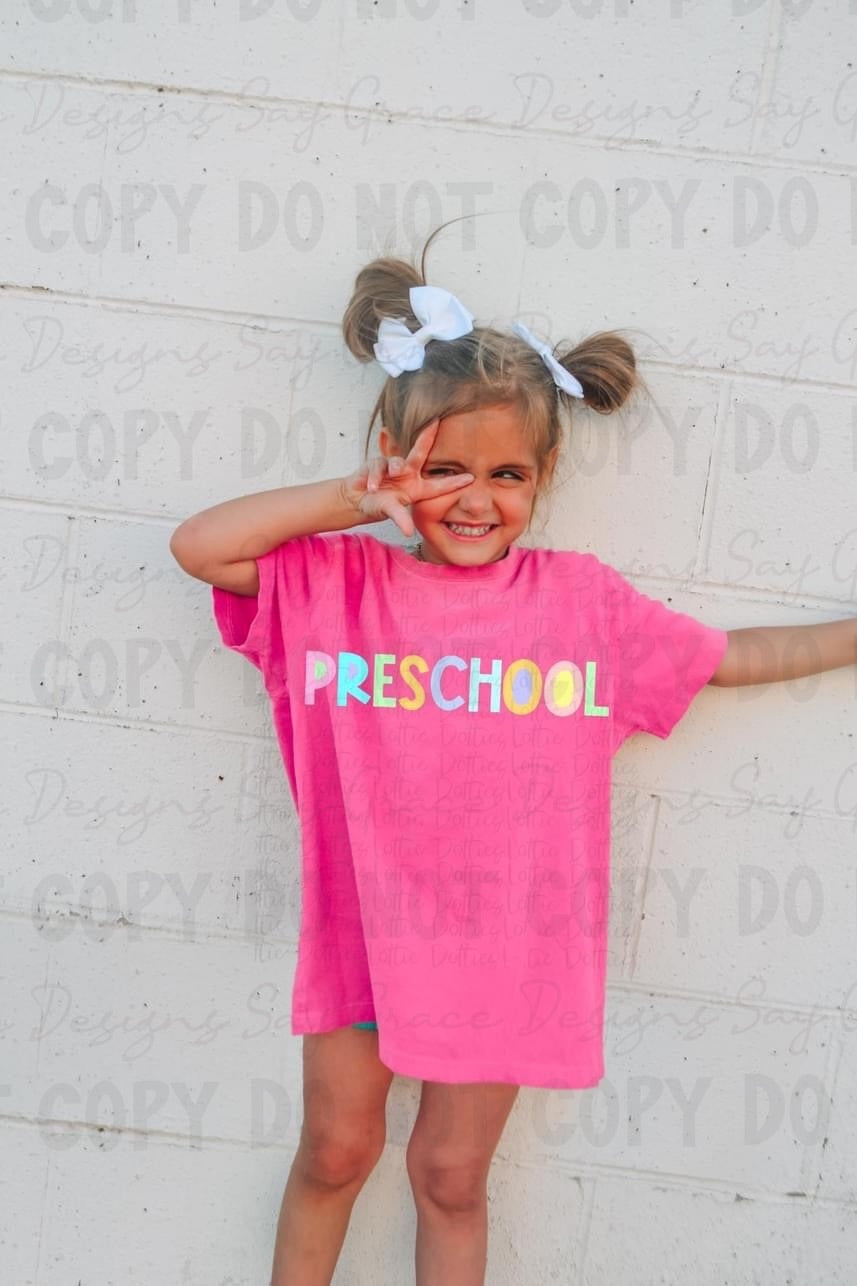 Pastel Block Letters Designs
