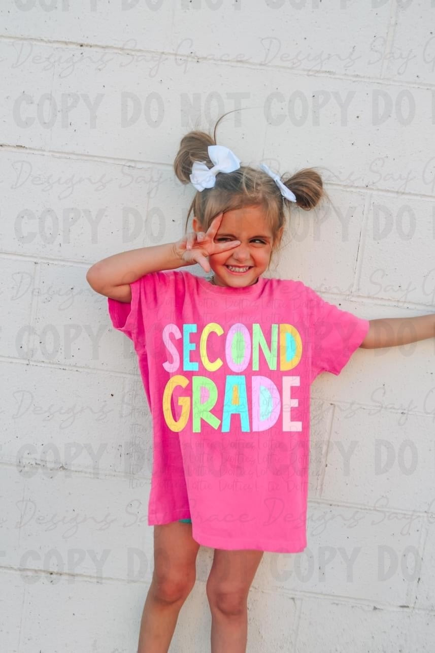 Pastel Block Letters Designs
