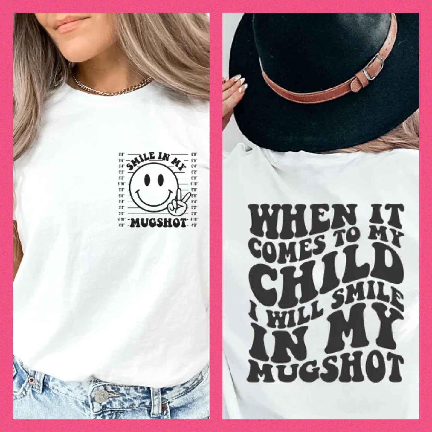 When it Comes to My Child - Front and Back