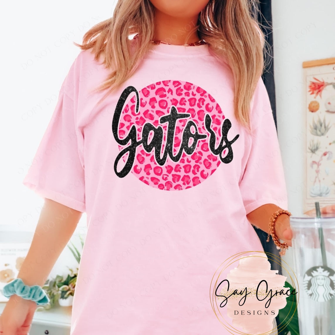 Gators Pink Leopard