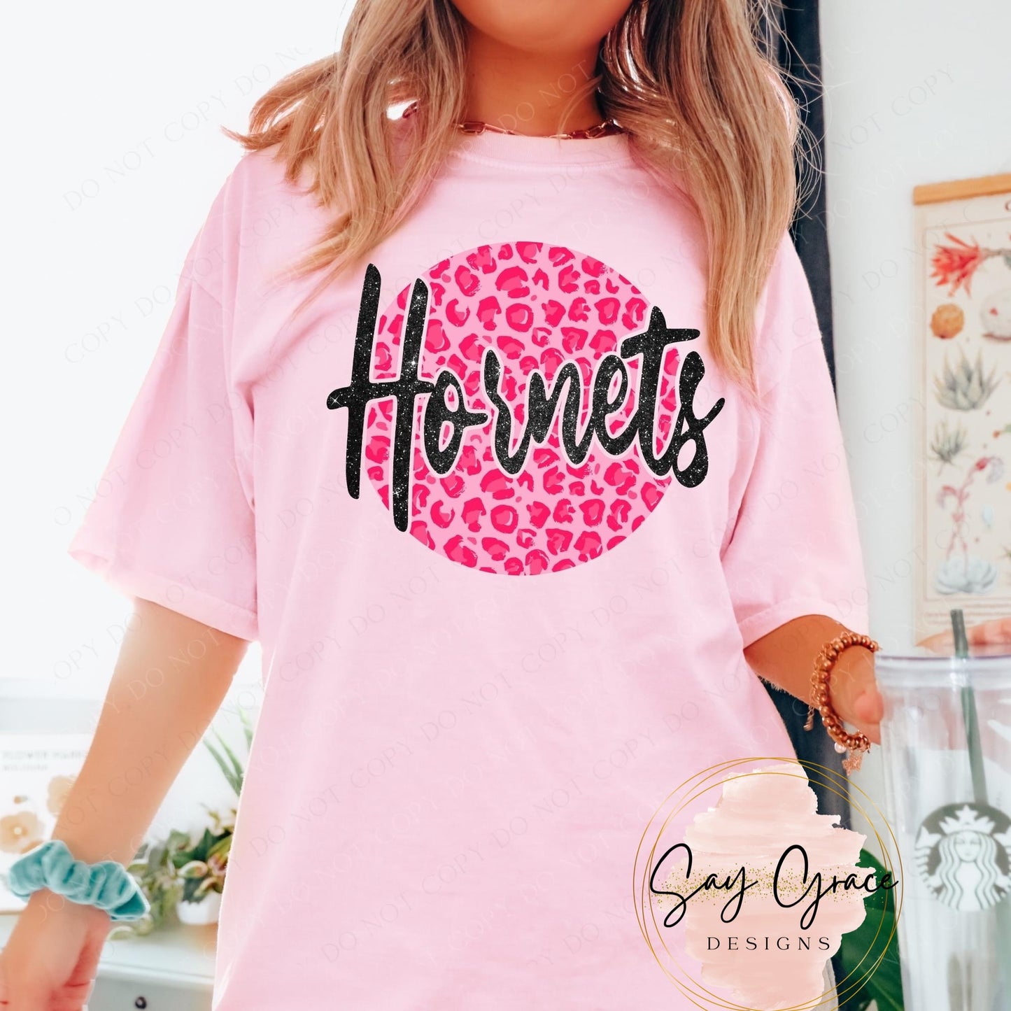 Hornets Pink Leopard