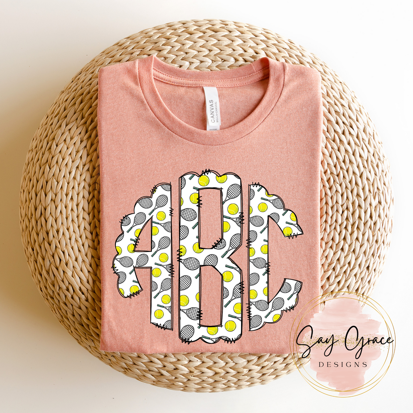 Tennis Monogram