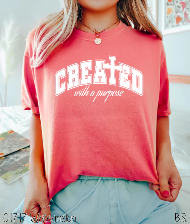 Created with a Purpose Arched Cross