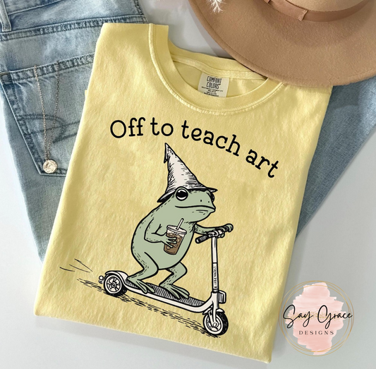 Off to Teach Art