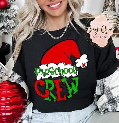 CUSTOM Crew Santa Hat