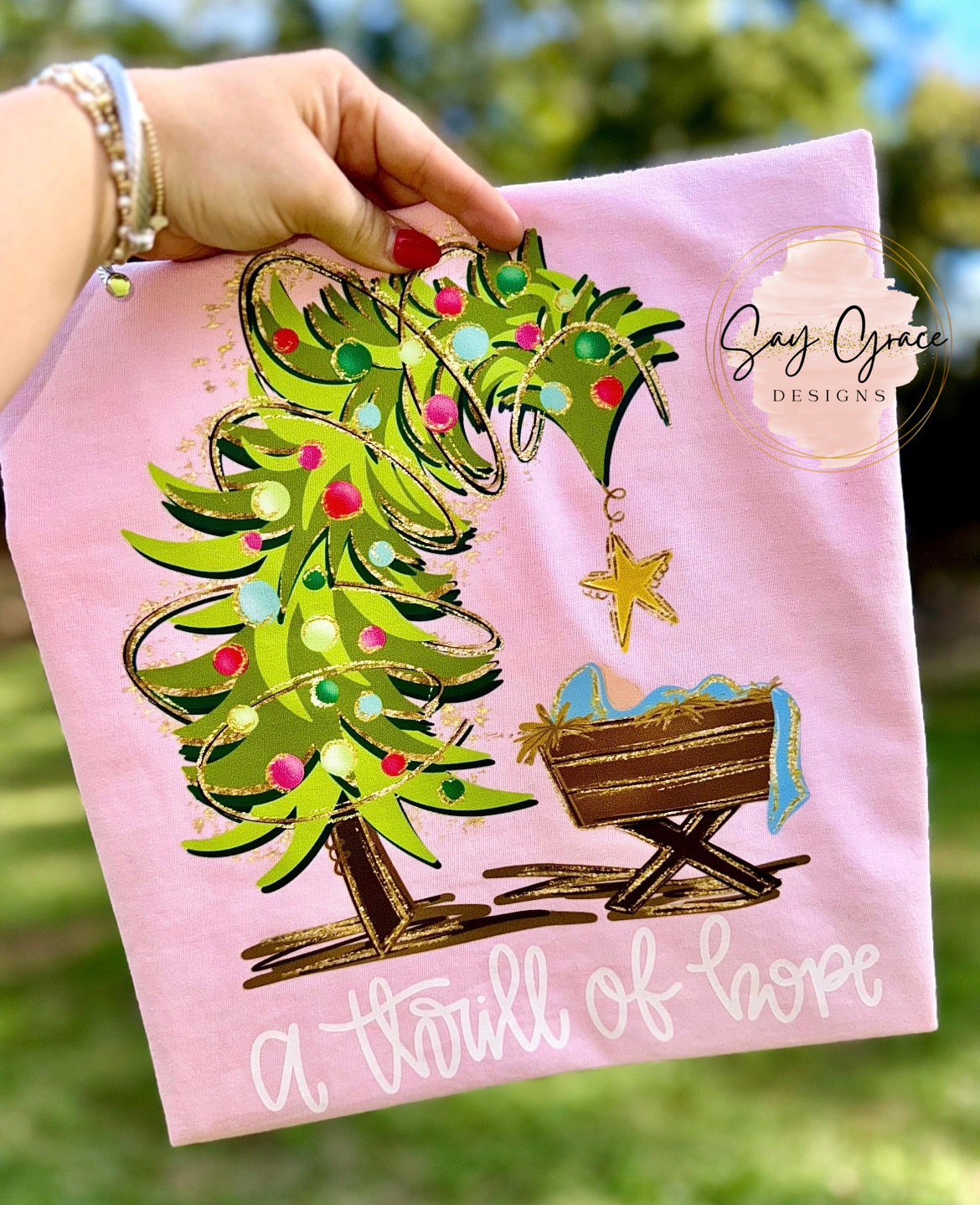 A Trill of Hope Christmas Tree/Manger