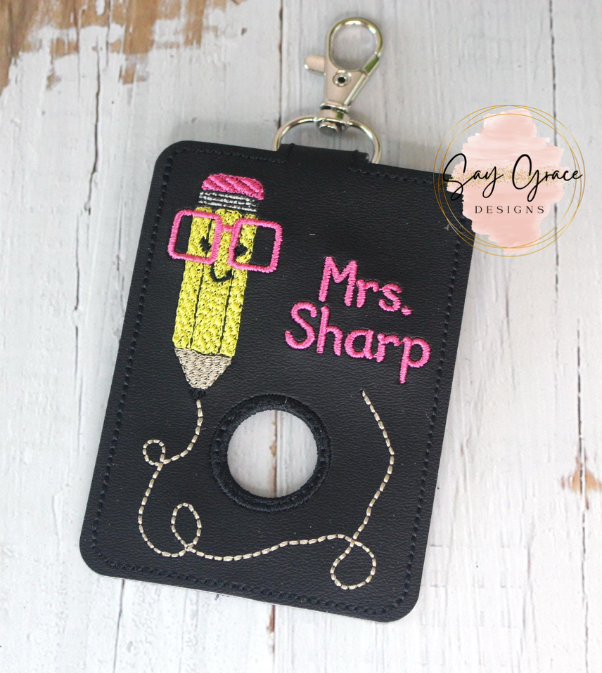 Alarm ID Badge Holder