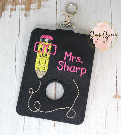 Alarm ID Badge Holder