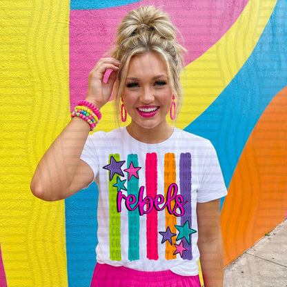 Mascot Rainbow Stripes