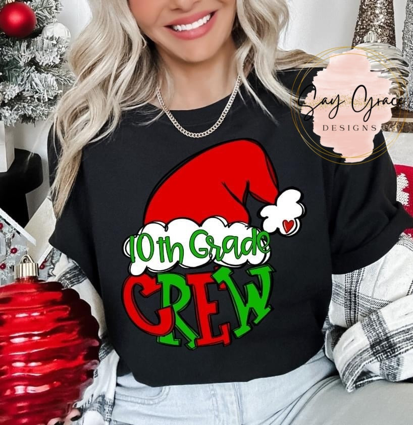 CUSTOM Crew Santa Hat