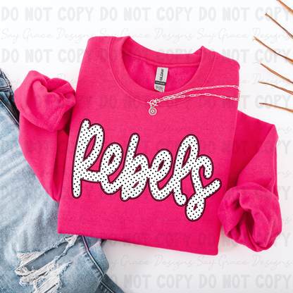 Mascot Polka Dot Script