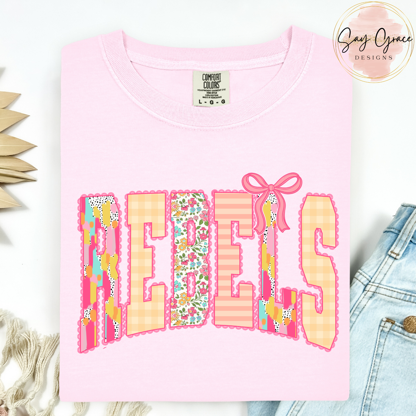 REBELS Varsity Orange/Pink