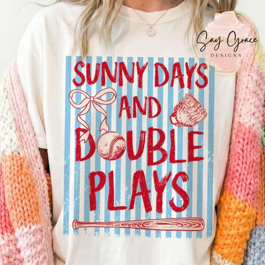 Sunny Days and Double Plays Stripe