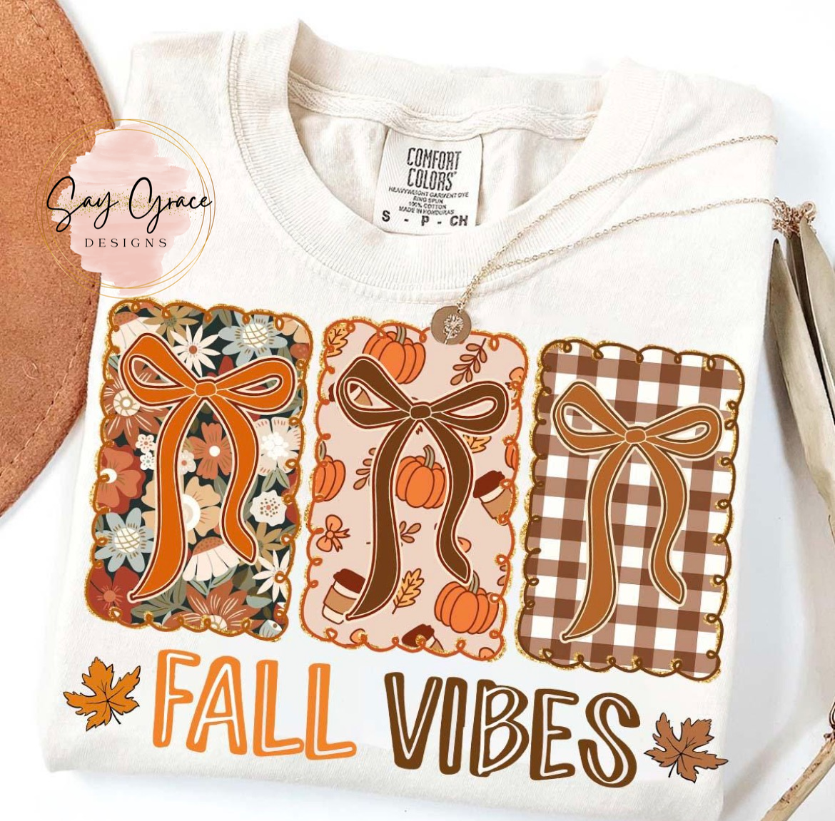 Fall Vibes Square Bow Trio