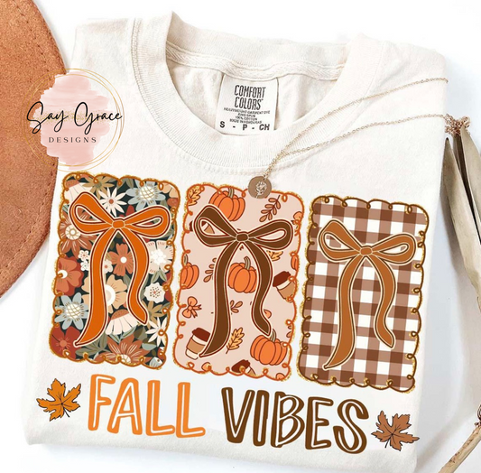 Fall Vibes Square Bow Trio