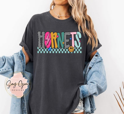 Mix Print Preppy Mascot