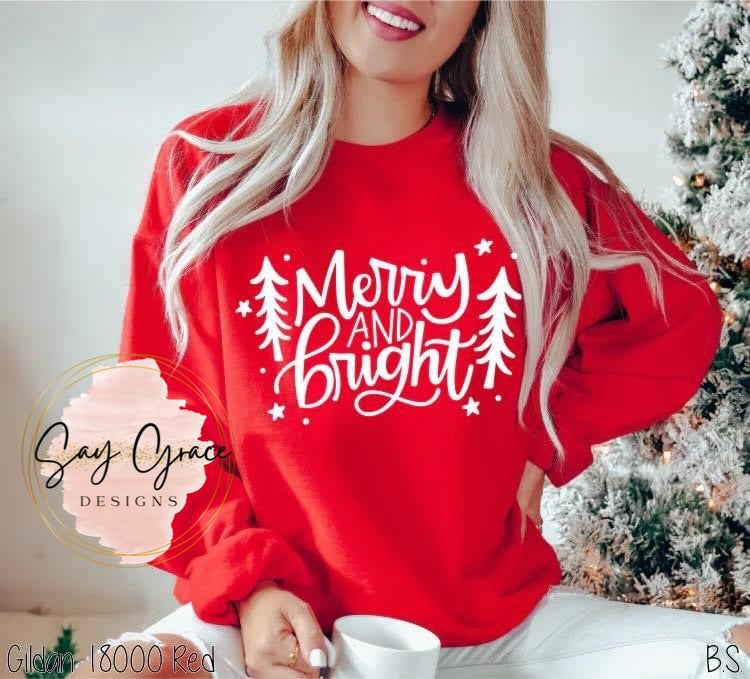 Merry and Bright Trees - White