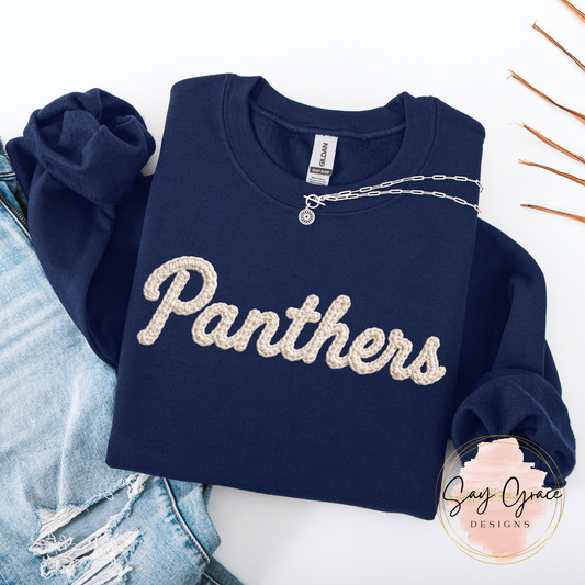 PANTHERS Faux Yarn