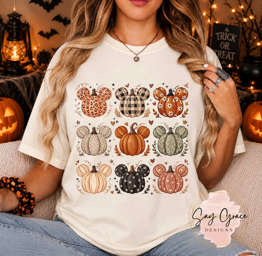 Mickey Pumpkin Collage