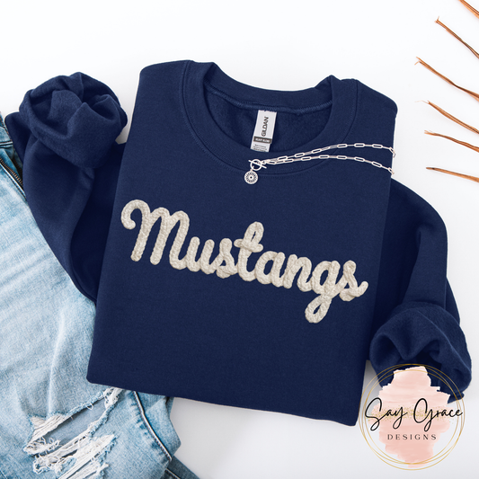 MUSTANGS Faux Yarn