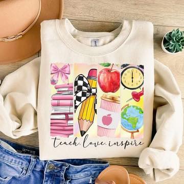 Teach Love Inspire Watercolor