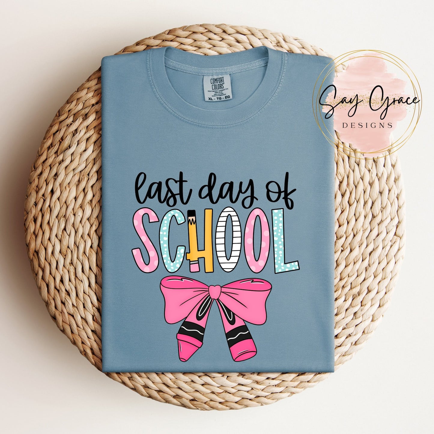 Last Day of School Bow