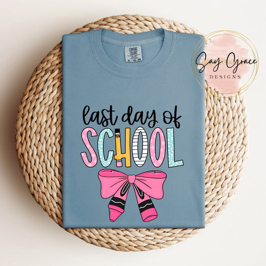 Last Day of School Bow