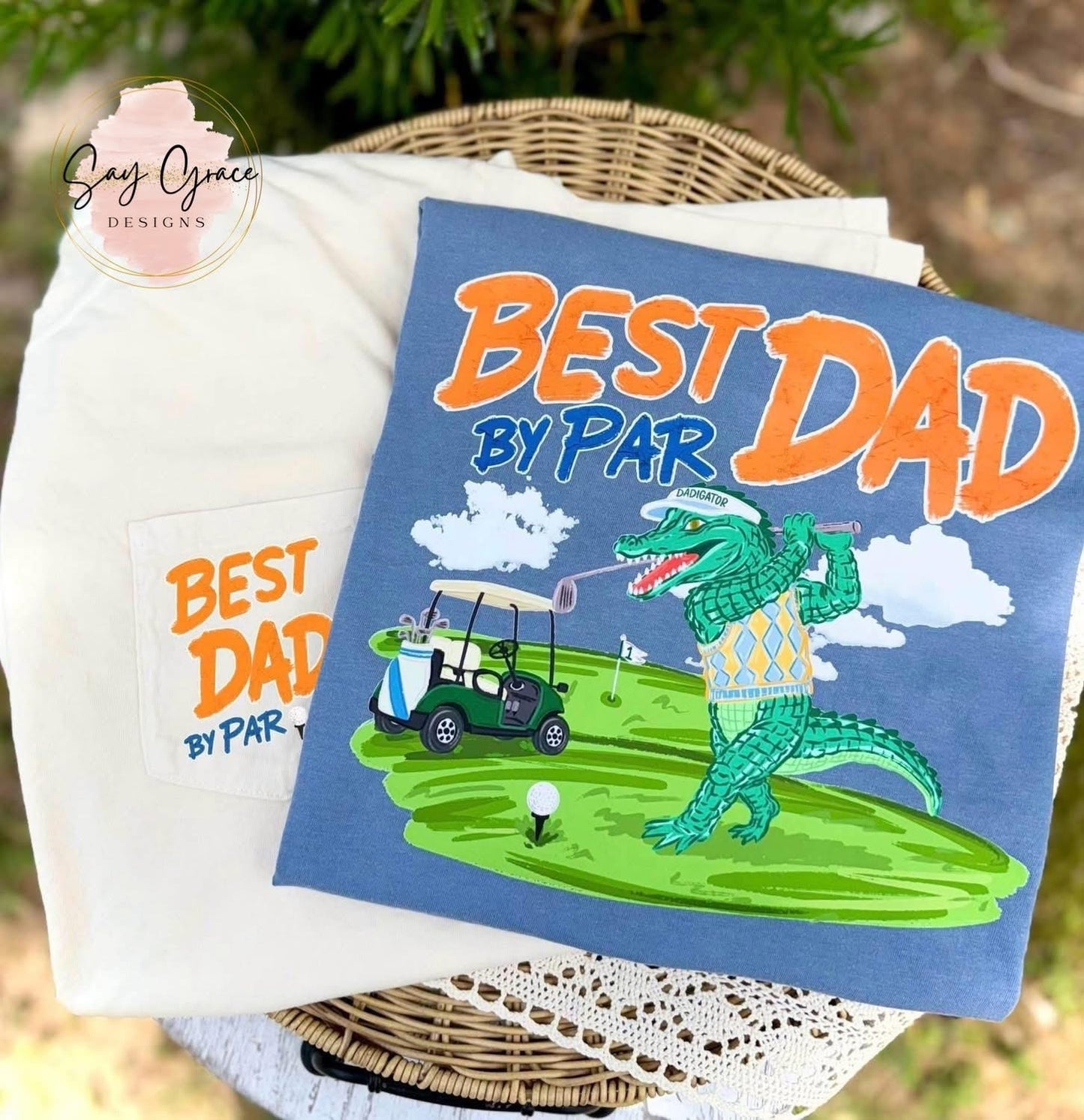 Best Dad By Par Front and Back