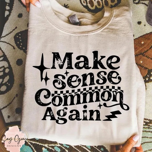 Make Sense Common Again
