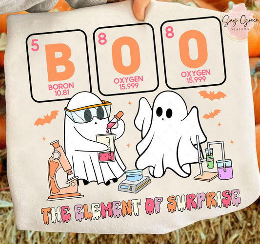 Boo the Element of Surprise