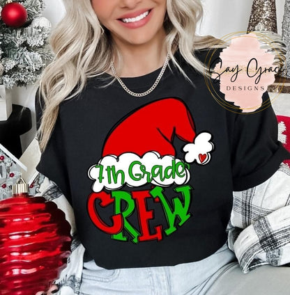 CUSTOM Crew Santa Hat