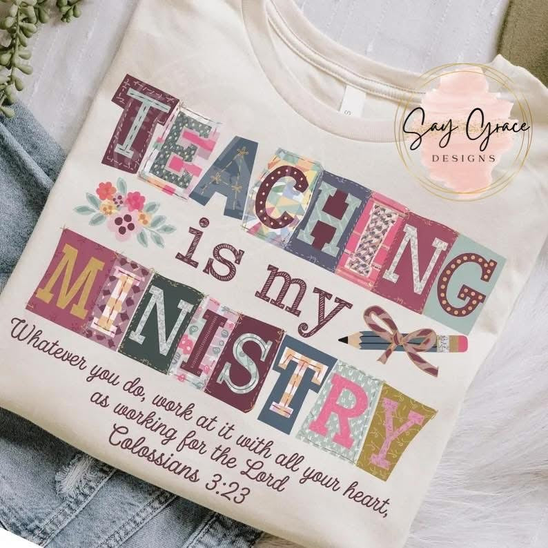Teaching Is My Ministry Patwork