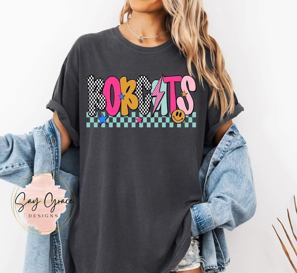 Mix Print Preppy Mascot