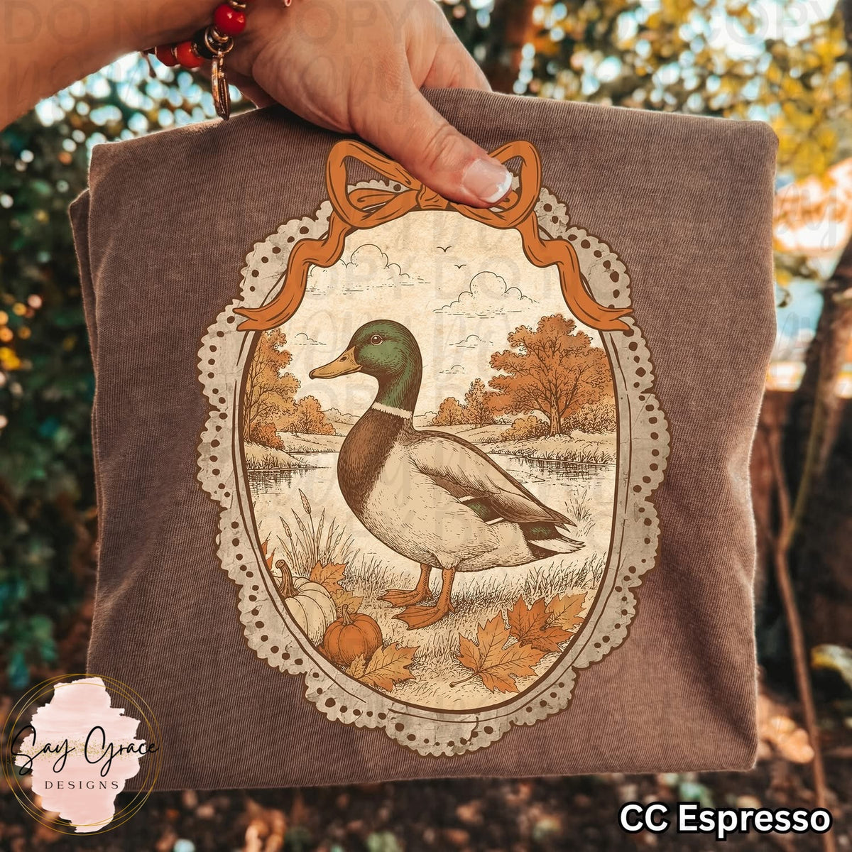 Duck Vintage Oval Frame