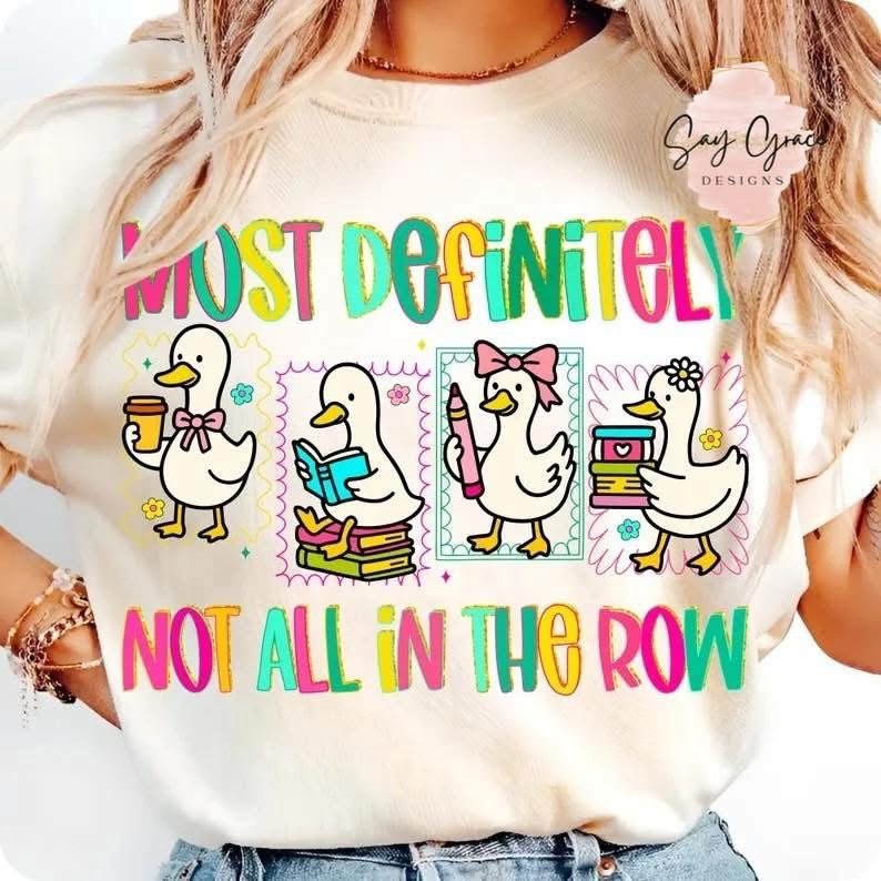 Most Definitely Not All In the Row
