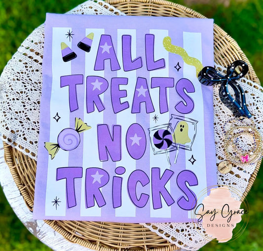 All Treats No Tricks Stripes