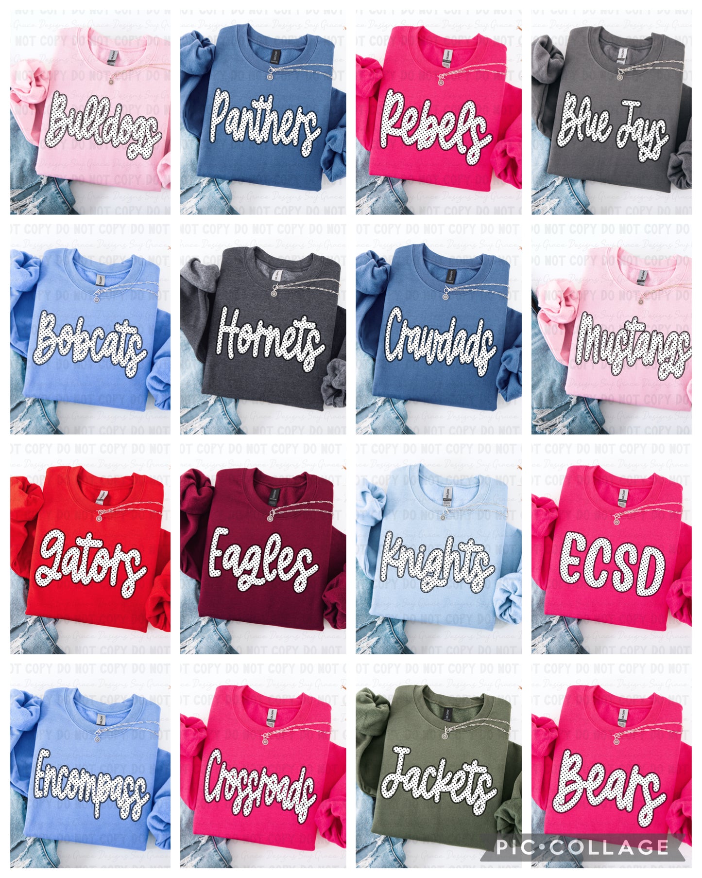 Mascot Polka Dot Script