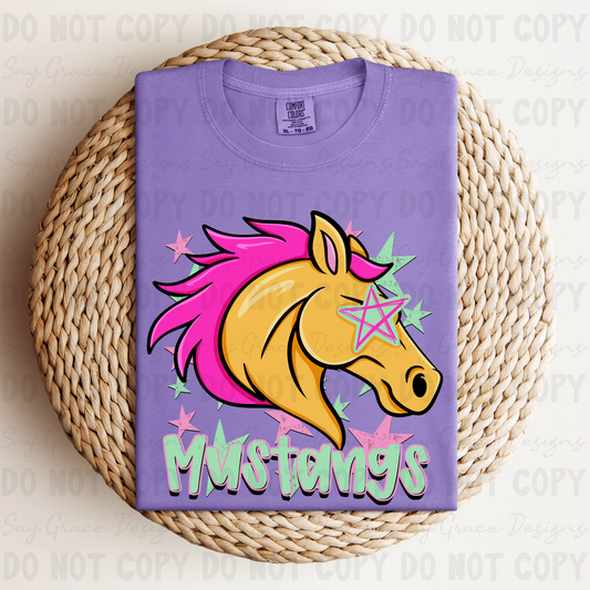 Mustangs Preppy Stars