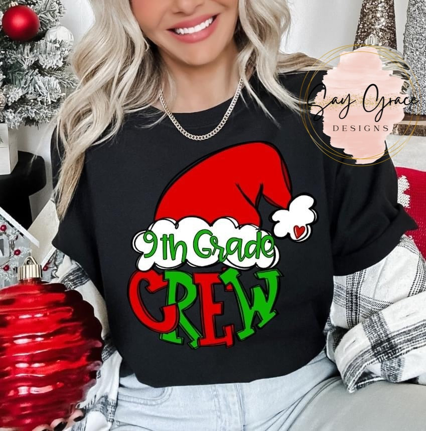 CUSTOM Crew Santa Hat