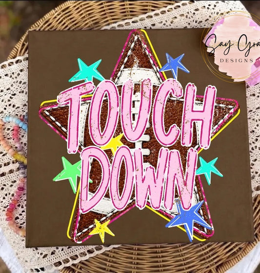 Touch Down Pink Star