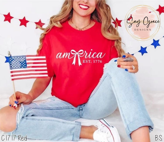 America Est. 1776 Bow