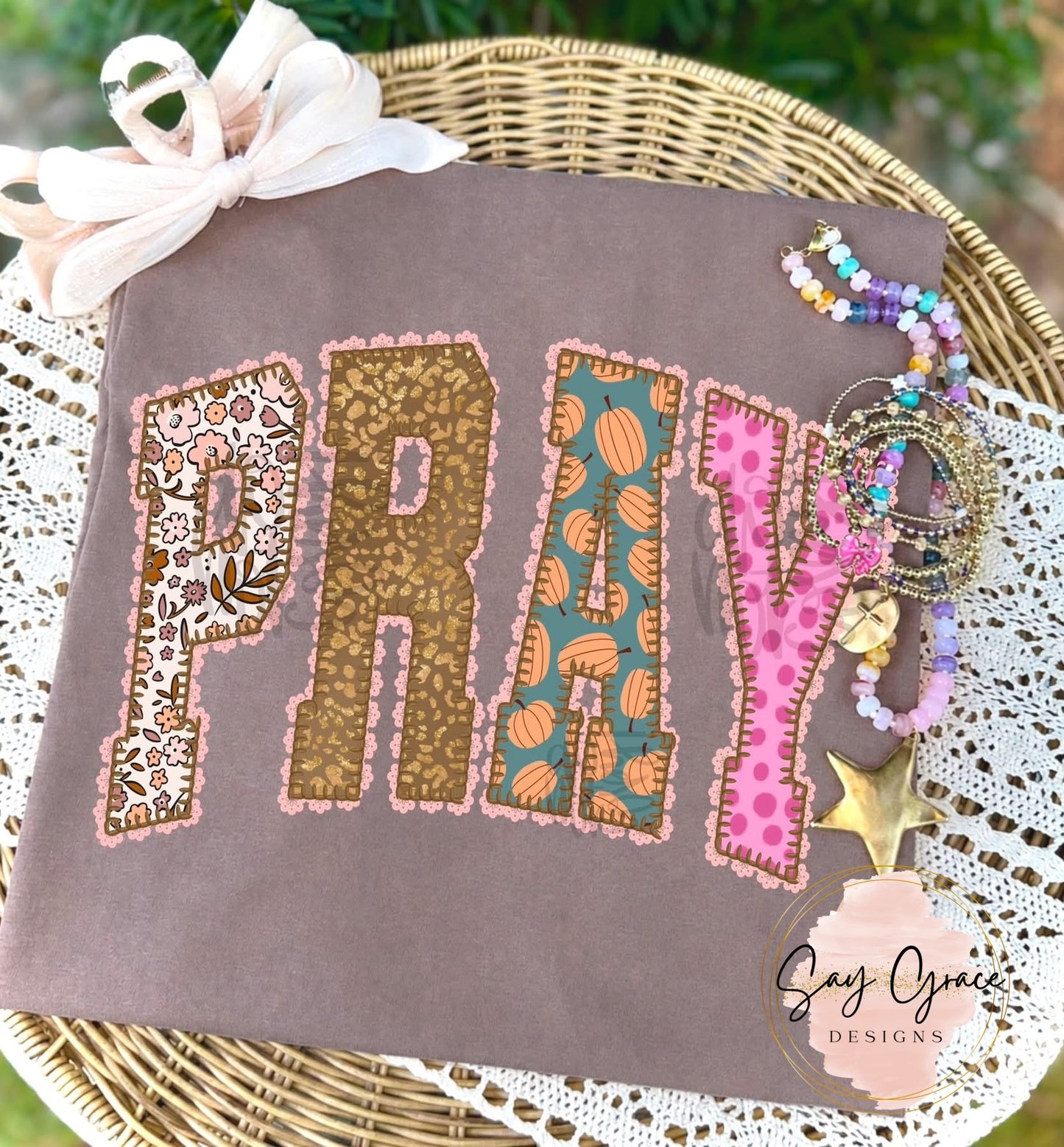 Pray Varsity Arched Fall