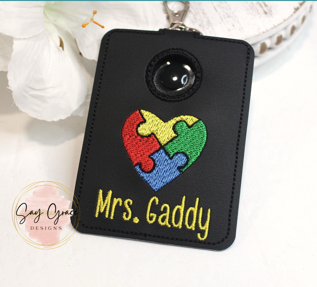 Alarm ID Badge Holder