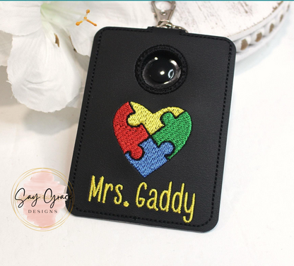 Alarm ID Badge Holder