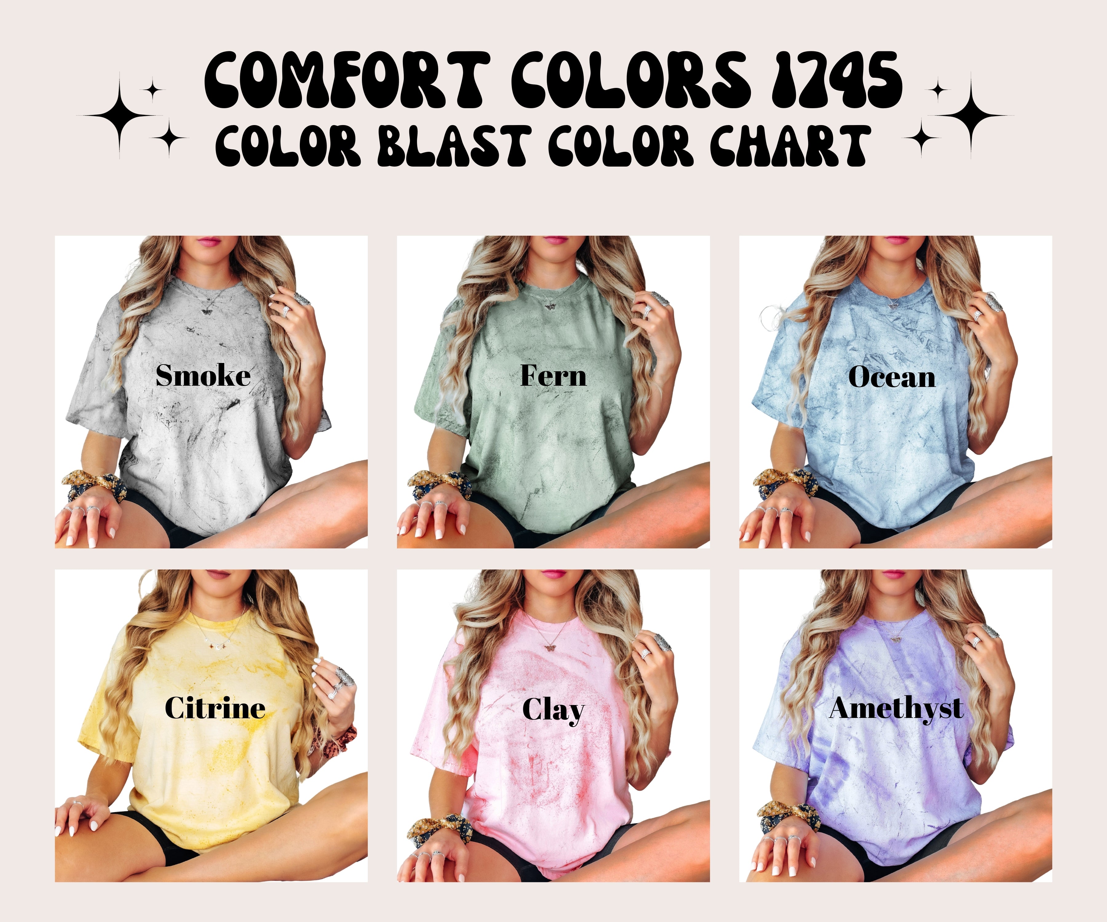 Color Blast by Comfort Colors Color Chart – Say Grace Designs