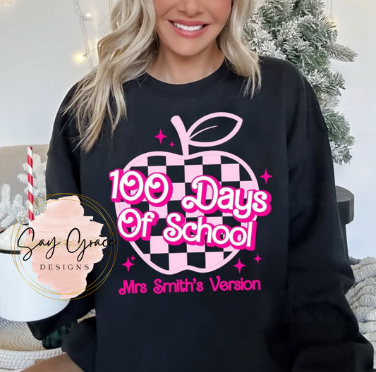 100 Days of School CUSTOM Version