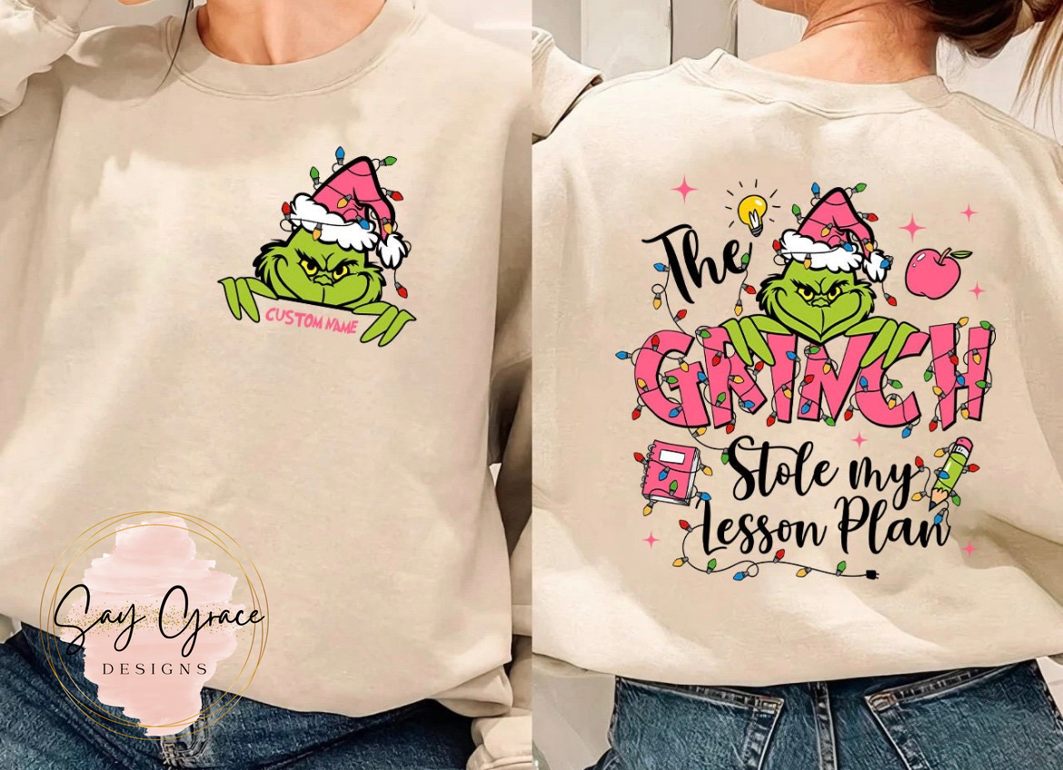 The Gr*nch Stole My Lesson Plan Personalized