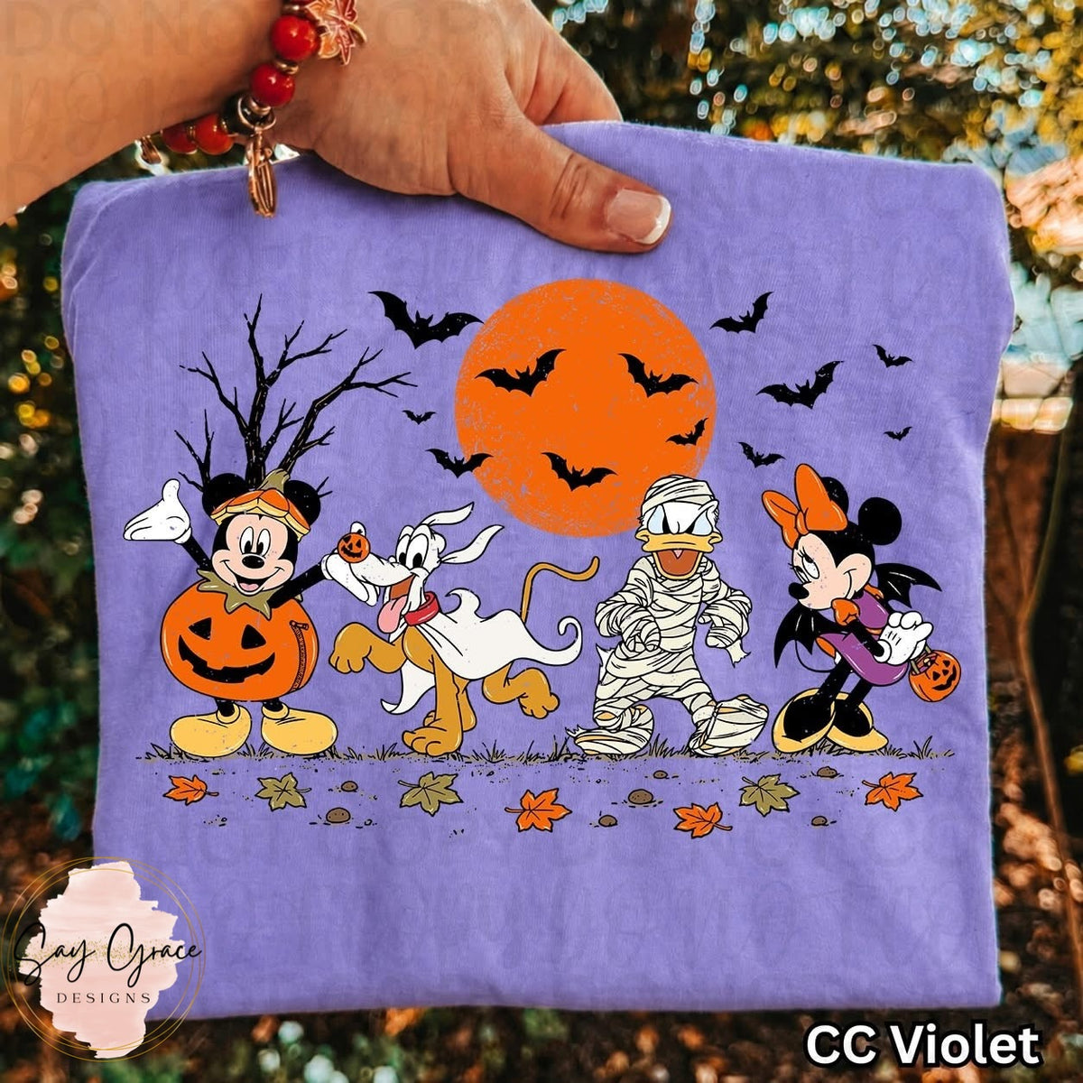 Mickey and Crew Halloween with Moon