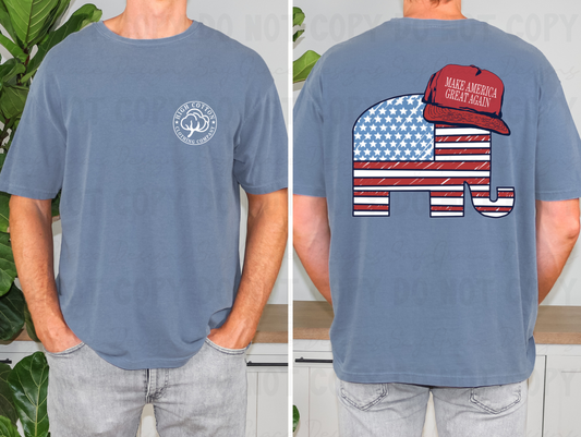 MAGA Elephant - Blue Jean