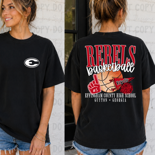 REBELS Basketball Front and Back